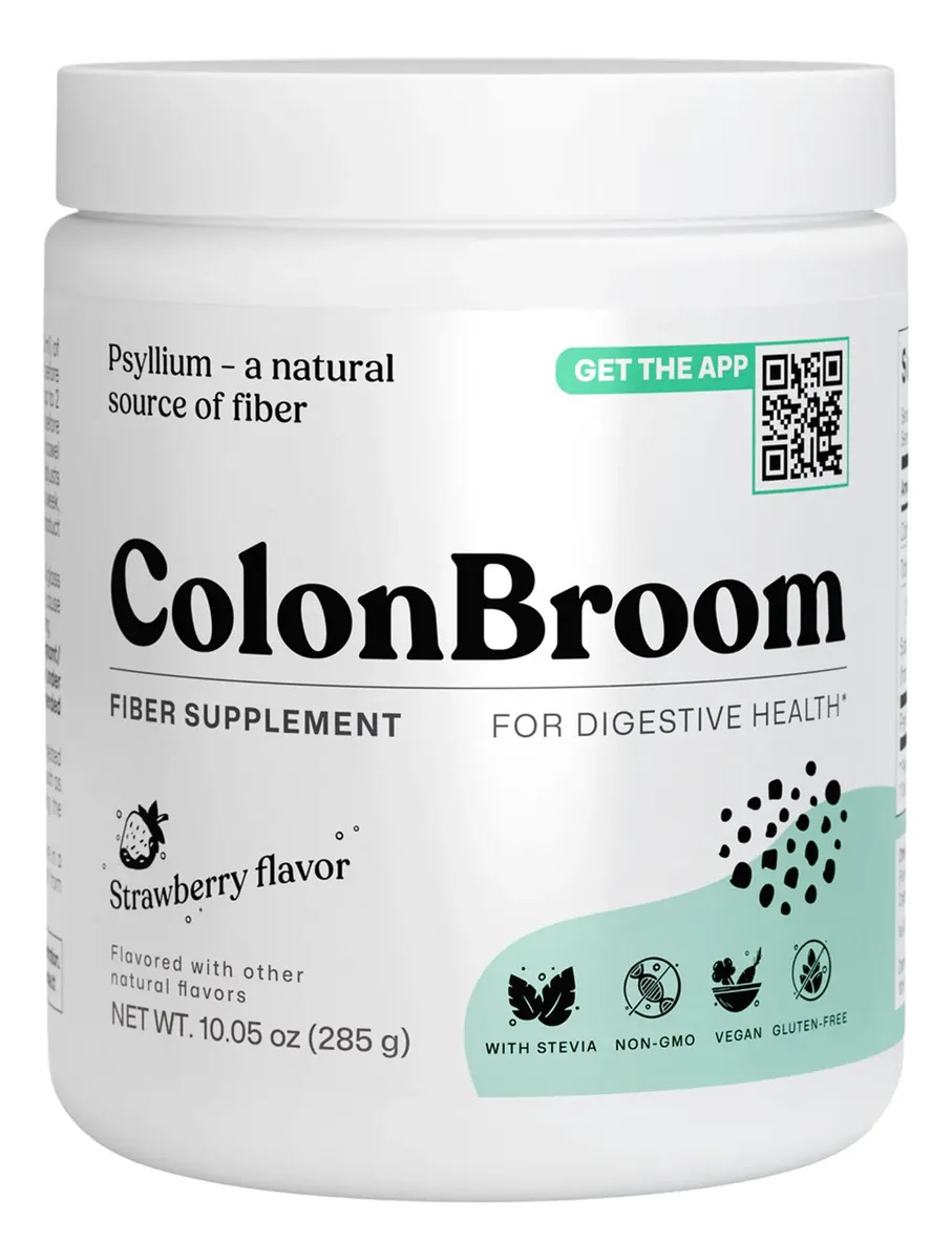 ColonBroom Fiber pure psyllium husk powder pouch