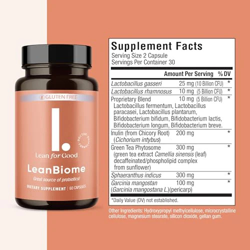 LeanBiome probiotic supplement bottle